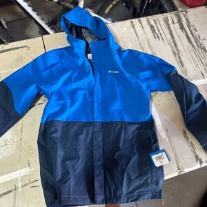 Columbia Kids Two-Tone Blue Raincoat